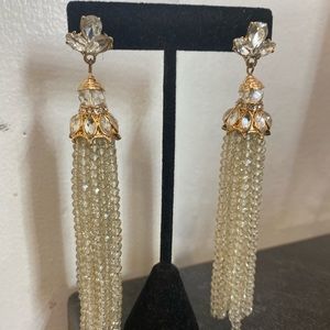 Breathtaking Crystal Beaded Chandelier Earrings